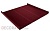 Фальцевая кровля Grand Line Profi с ребрами жесткости Quarzit Lite RAL 3005 красное вино (двойной стоячий фальц)