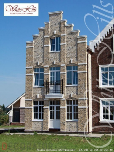 Декоративный кирпич White Hills Бремен брик 305-10 в Курске