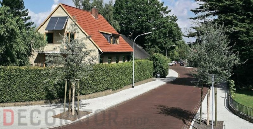 Тротуарная клинкерная брусчатка Penter Braunbunt geflammt, 200x100x52 мм в Курске
