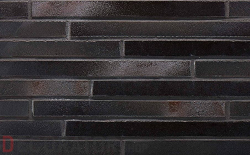 Клинкерная плитка Stroeher Riegel 50 456 schwarz-blau шероховатая, 490*40*14 мм в Курске
