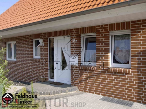 Клинкерная плитка ручной формовки Feldhaus Klinker R400 carmesi liso, 240*71*14 мм в Курске