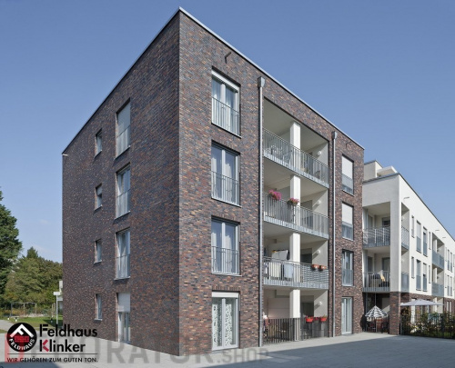 Кирпич клинкерный пустотелый Feldhaus Klinker K769 vascu cerasi legoro, 240*115*71 мм в Курске