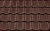 Керамическая рядовая черепица BRAAS Рубин 9V темно-коричневый ангоб