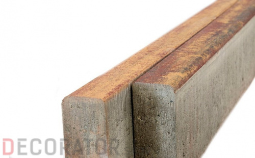 Тротуарный бордюр BRAER БР 100.20.8 Color Mix Мальва, 1000*80*200 мм в Курске