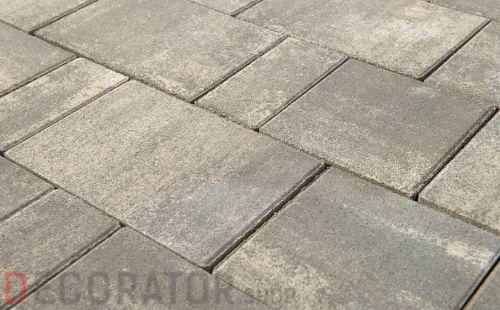 Плитка тротуарная BRAER Старый город Ландхаус Color Mix Туман, 80/160/240*160*60 мм в Курске