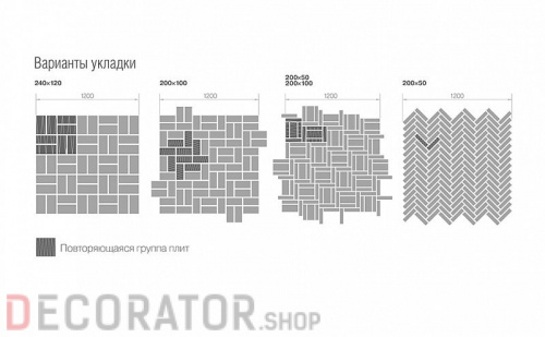 Плитка тротуарная BRAER Прямоугольник серый, 200*100*40 мм в Курске