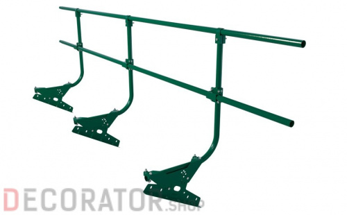 Комплект кровельного ограждения BORGE для битумной кровли неоцинкованный серо-коричневый, 300*120 см в Курске