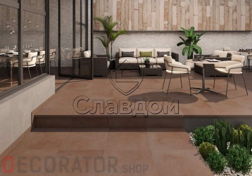 Клинкерная плитка Gres Aragon Urban Marron, 297*297*10 мм в Курске