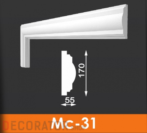 Молдинг Архитек Мс-31, 1000*170*55 мм в Курске