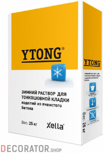 Раствор для тонкошовной кладки Зимний YTONG 25 кг в Курске