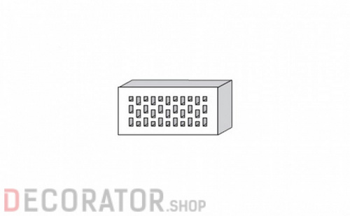Кирпич клинкерный пустотелый LHL Klinkier i AKA (CRH) Toba PERFOROWANA гладкий, 250*120*65 мм в Курске