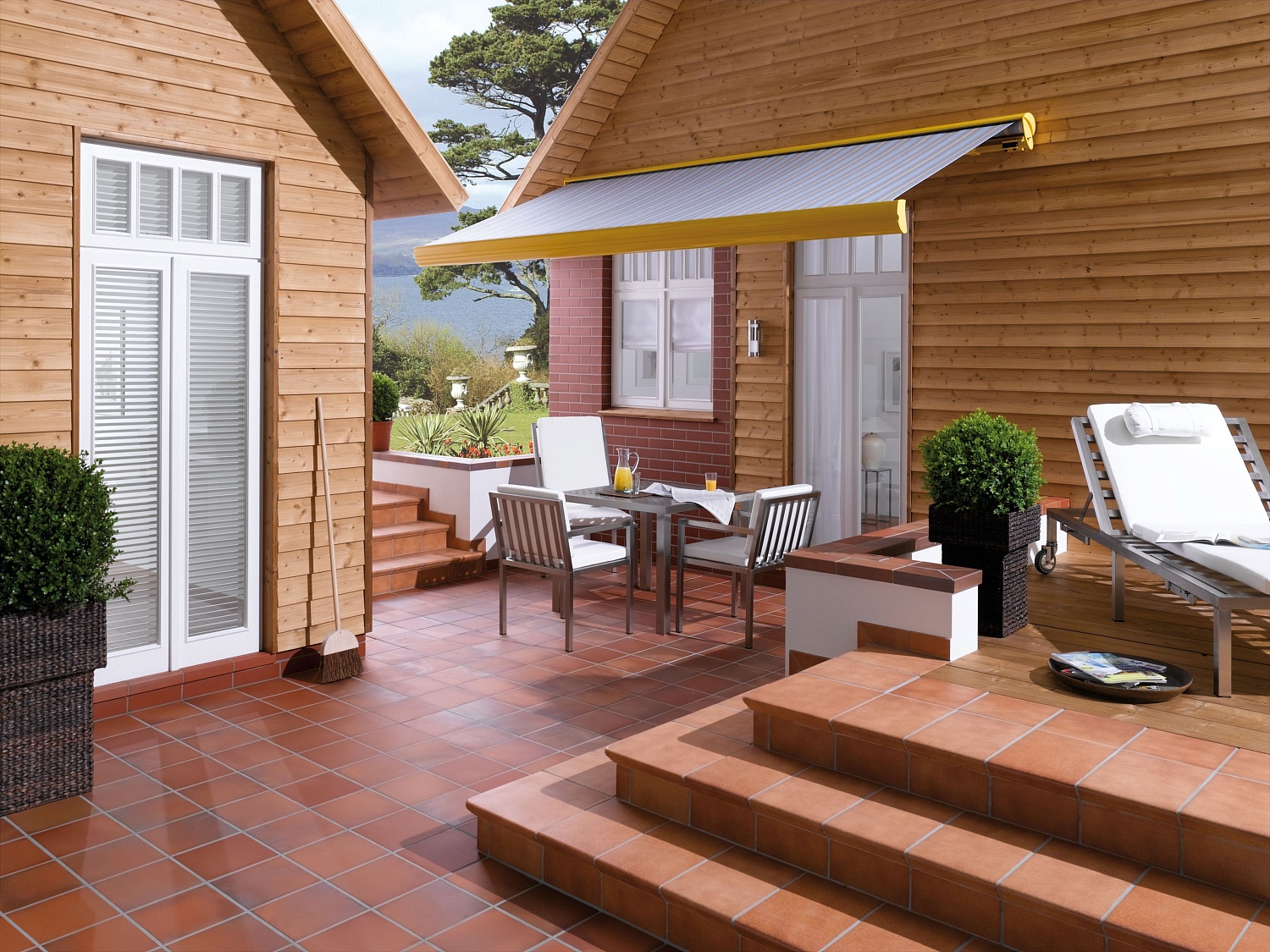 Монтаж клинкерных ступеней и плитки