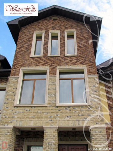 Декоративный кирпич White Hills Бремен брик 308-40 в Курске
