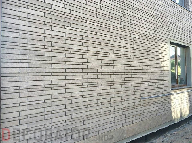 Клинкерная плитка Stroeher Zeitlos 237 austerrauch рельефная, 400*71*14 мм