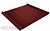 Фальцевая кровля Grand Line Profi с ребрами жесткости Velur 20 RAL 3009 оксидно-красный (кликфальц)