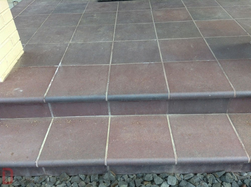 Клинкерная угловая ступень Gres de Breda Lava модель B, 330*330*60 мм в Курске